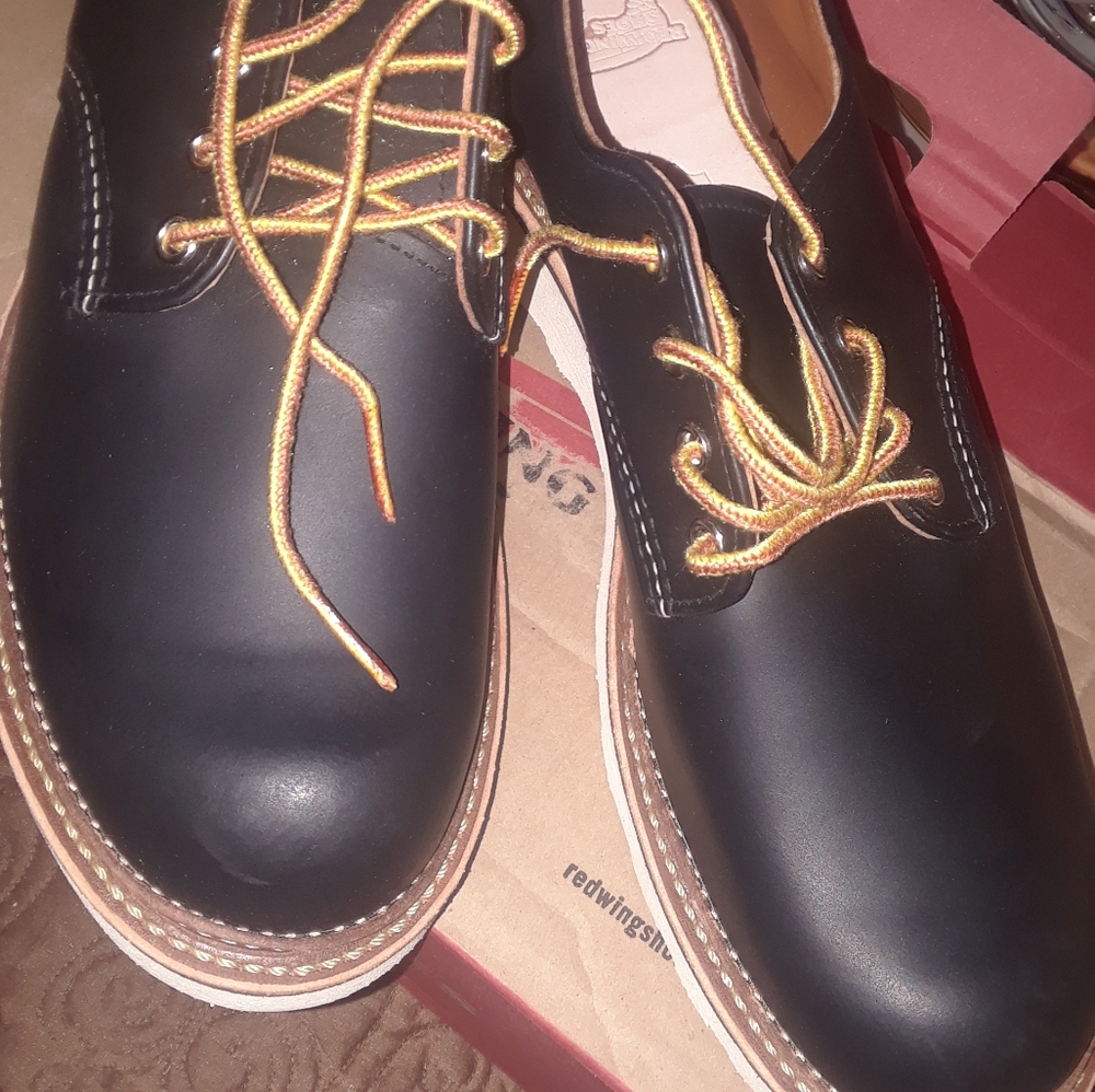 DISCONTINUED    HTF   Red Wings Men's Black Leather  OXFORD Shoes SZ.11.5